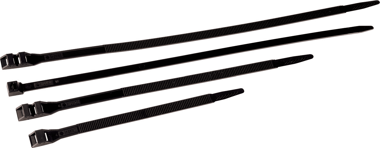 Lot De Colliers De Serrage Plastique Noirs Pour Installation électrique